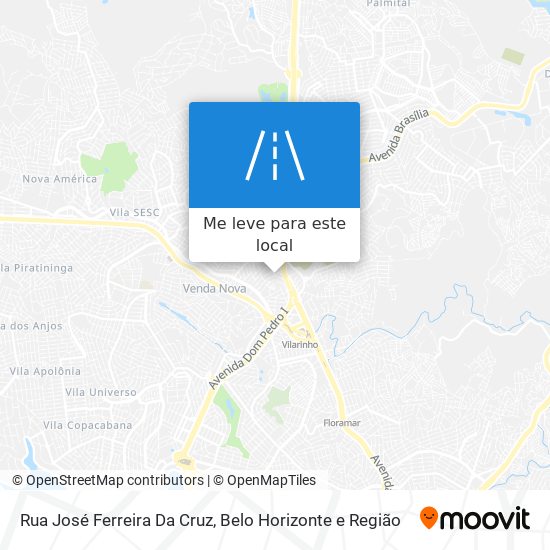 Rua José Ferreira Da Cruz mapa