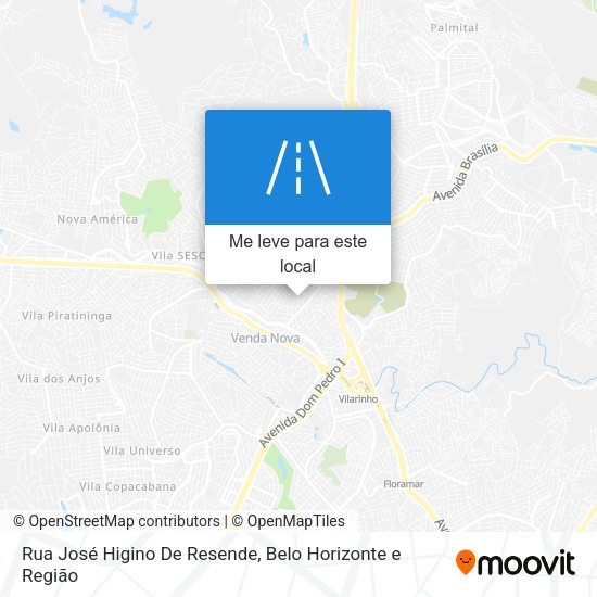Rua José Higino De Resende mapa
