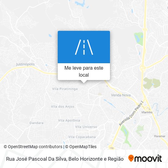 Rua José Pascoal Da Silva mapa