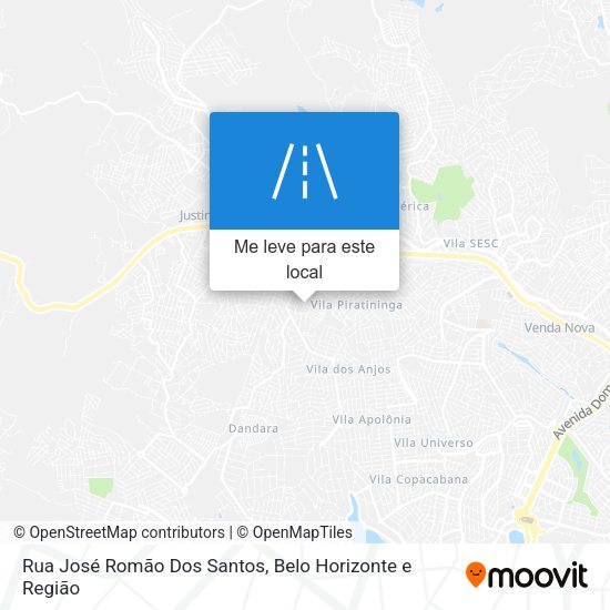 Rua José Romão Dos Santos mapa
