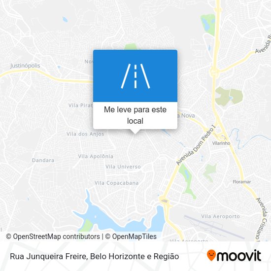 Rua Junqueira Freire mapa