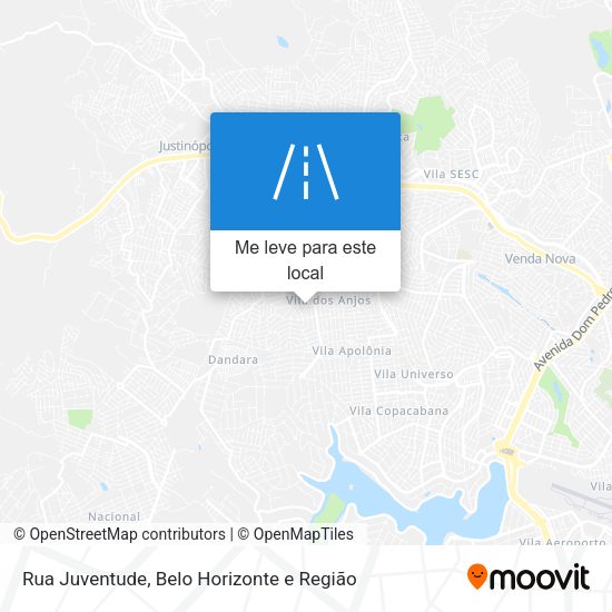 Rua Juventude mapa