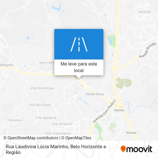 Rua Laudivina Lúcia Marinho mapa