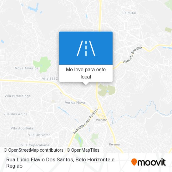 Rua Lúcio Flávio Dos Santos mapa