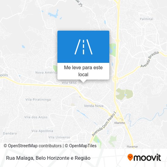 Rua Malaga mapa