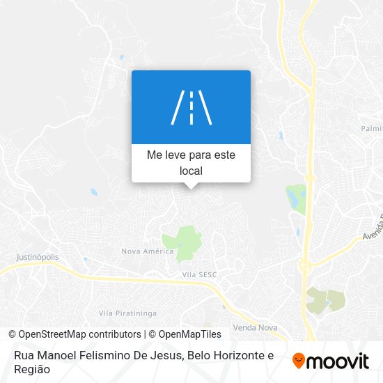 Rua Manoel Felismino De Jesus mapa