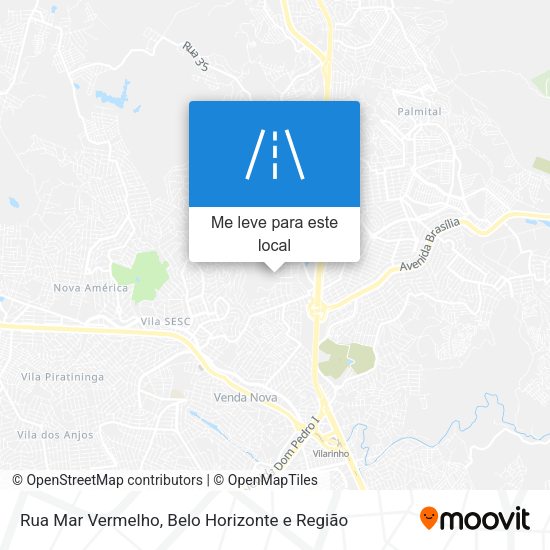 Rua Mar Vermelho mapa