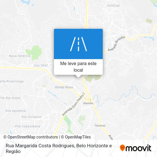 Rua Margarida Costa Rodrigues mapa
