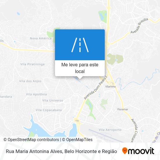 Rua Maria Antonina Alves mapa