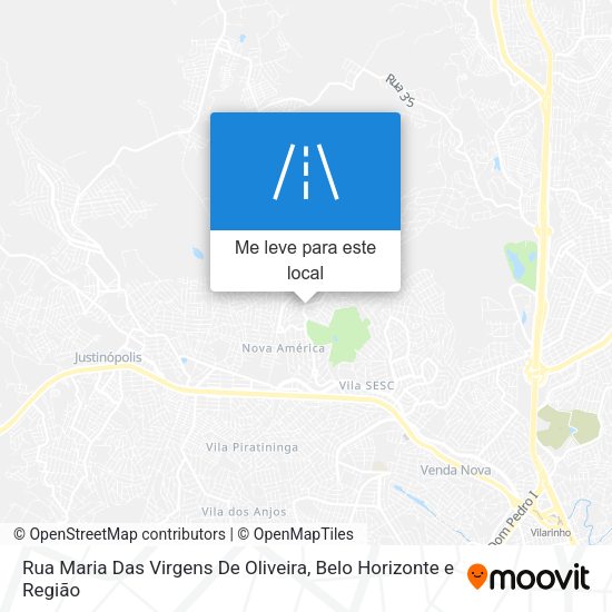 Rua Maria Das Virgens De Oliveira mapa