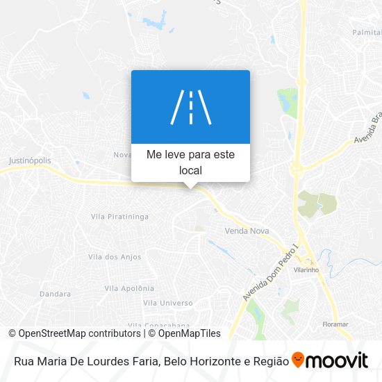 Rua Maria De Lourdes Faria mapa