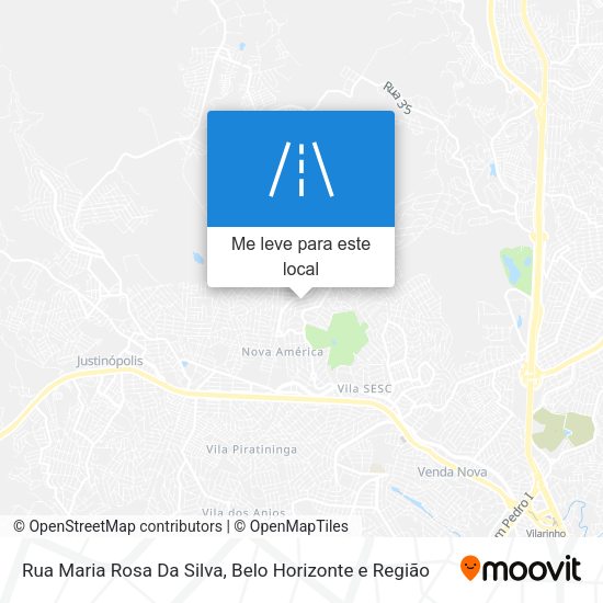 Rua Maria Rosa Da Silva mapa