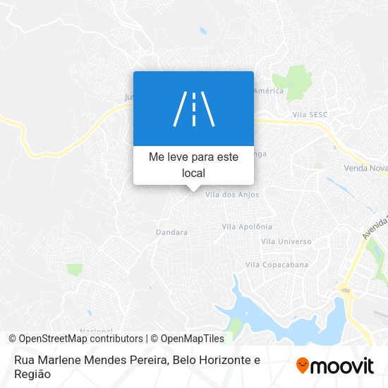 Rua Marlene Mendes Pereira mapa