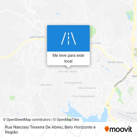 Rua Narcísio Teixeira De Abreu mapa