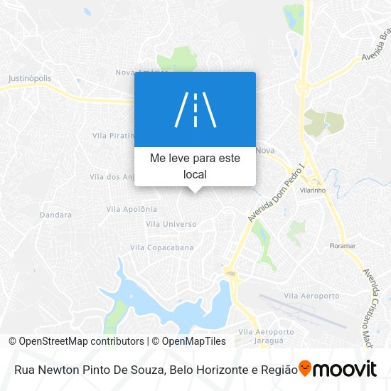 Rua Newton Pinto De Souza mapa