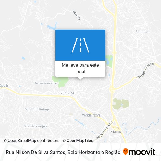 Rua Nilson Da Silva Santos mapa