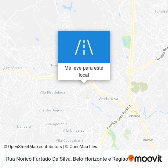 Rua Norico Furtado Da Silva mapa