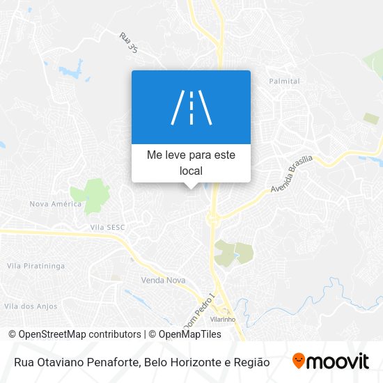 Rua Otaviano Penaforte mapa