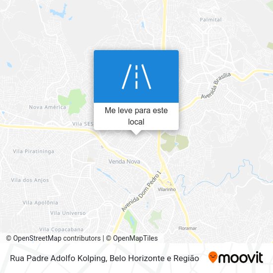 Rua Padre Adolfo Kolping mapa