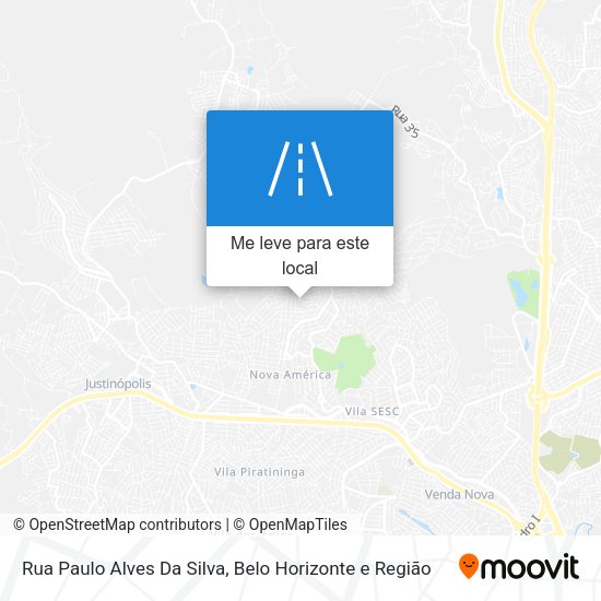 Rua Paulo Alves Da Silva mapa