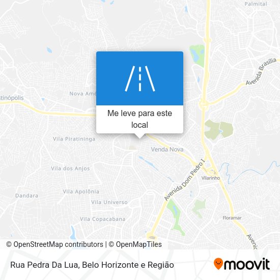 Rua Pedra Da Lua mapa