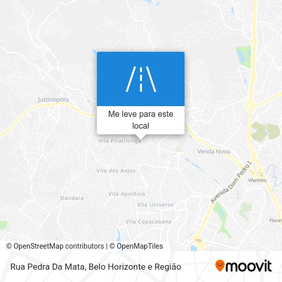 Rua Pedra Da Mata mapa
