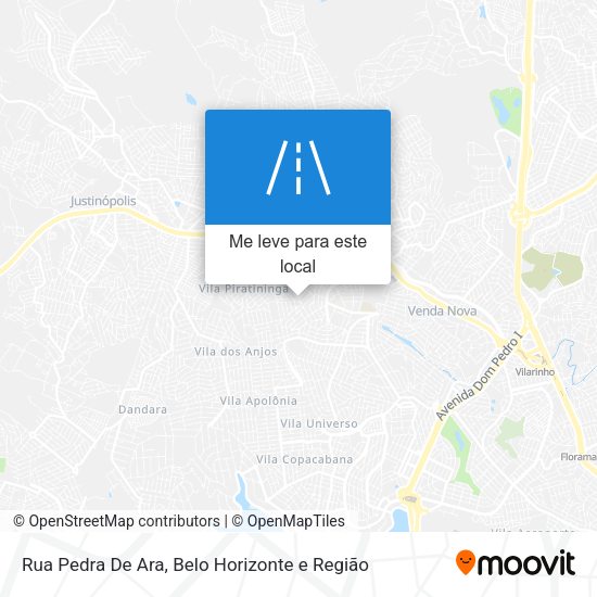 Rua Pedra De Ara mapa