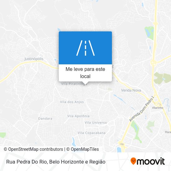 Rua Pedra Do Rio mapa