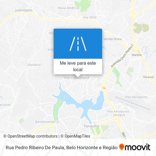 Rua Pedro Ribeiro De Paula mapa