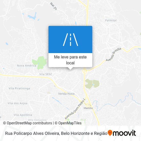 Rua Policarpo Alves Oliveira mapa