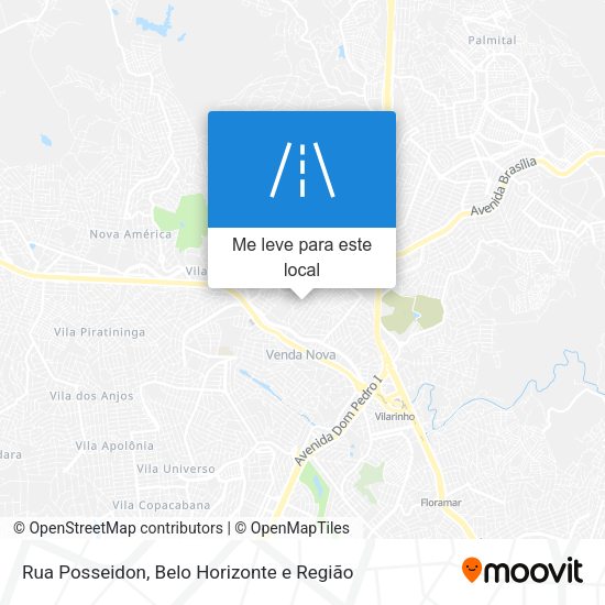 Rua Posseidon mapa