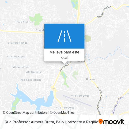 Rua Professor Aimoré Dutra mapa