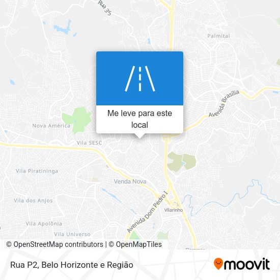 Rua P2 mapa