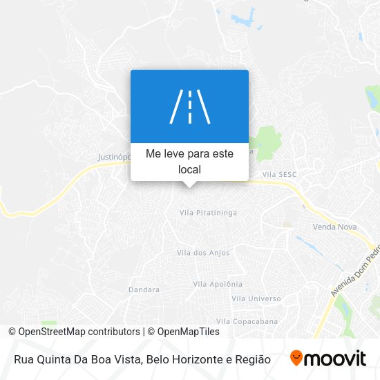 Rua Quinta Da Boa Vista mapa
