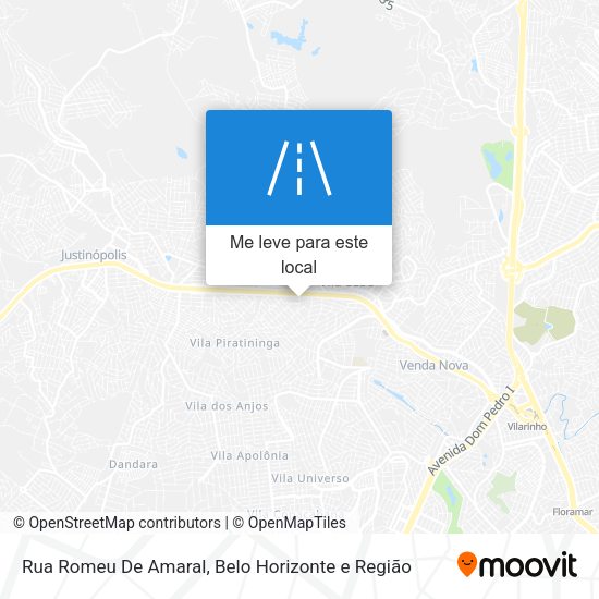 Rua Romeu De Amaral mapa