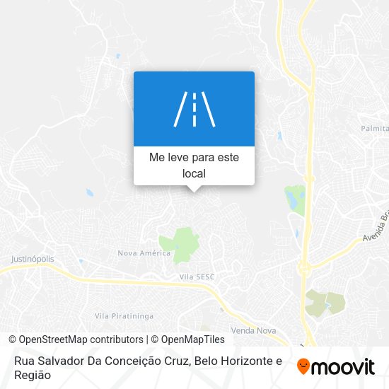 Rua Salvador Da Conceição Cruz mapa