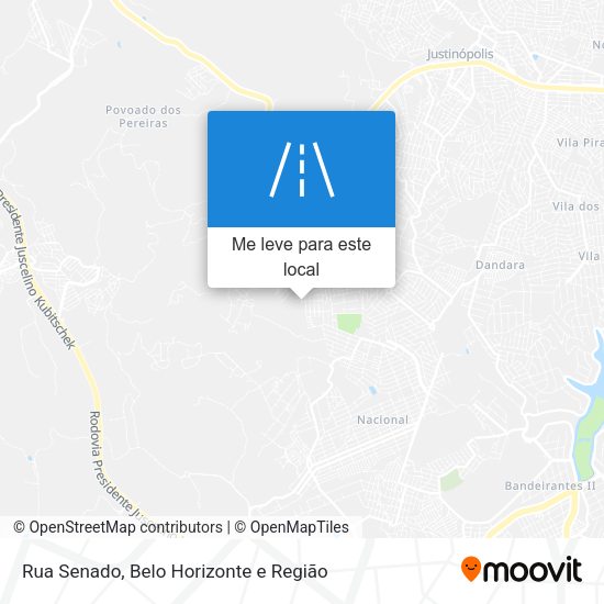 Rua Senado mapa