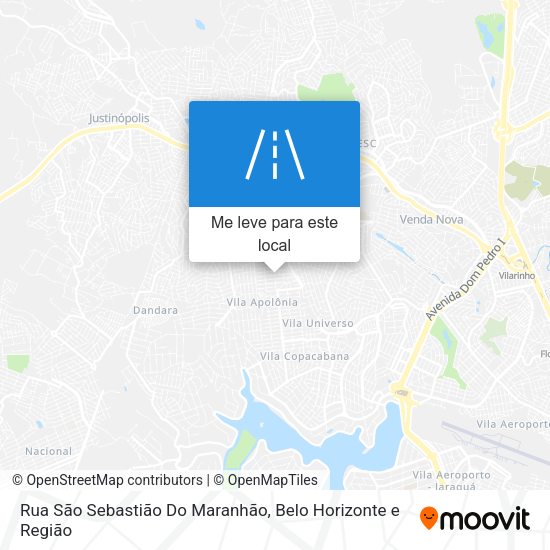 Rua São Sebastião Do Maranhão mapa