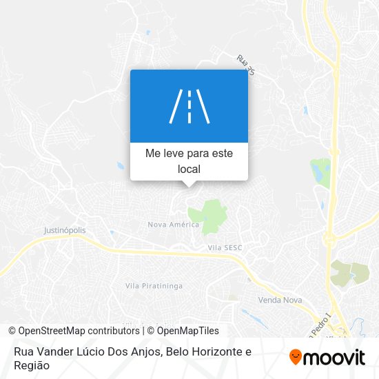 Rua Vander Lúcio Dos Anjos mapa