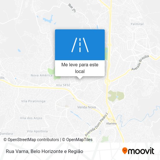 Rua Varna mapa