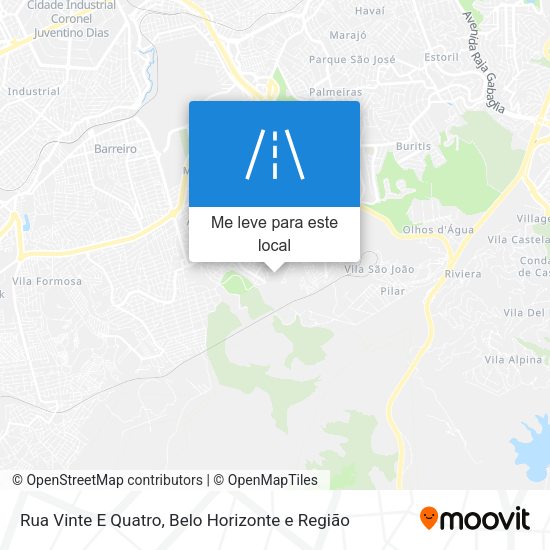 Rua Vinte E Quatro mapa