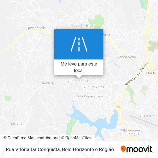 Rua Vitoria Da Conquista mapa