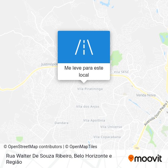 Rua Walter De Souza Ribeiro mapa