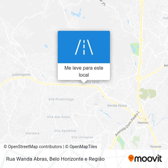 Rua Wanda Abras mapa