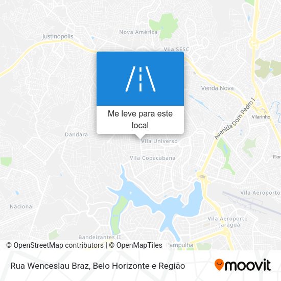 Rua Wenceslau Braz mapa