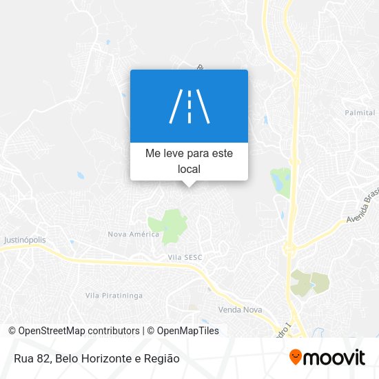Rua 82 mapa