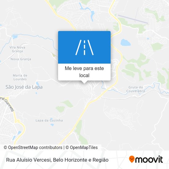Rua Aluísio Vercesi mapa