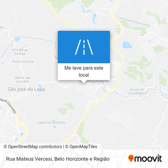 Rua Mateus Vercesi mapa