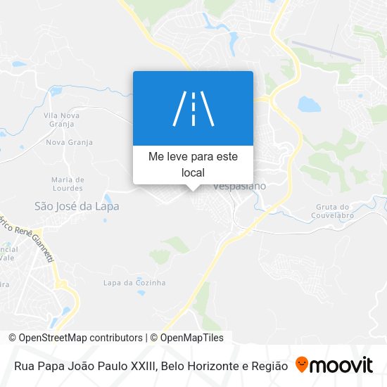 Rua Papa João Paulo XXIII mapa