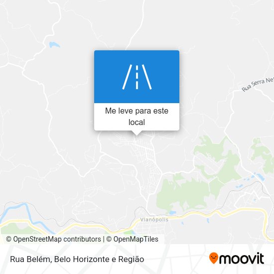 Rua Belém mapa
